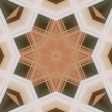 Star seamless pattern. Line pattern.  Kaleidoscopic background Stock Photos