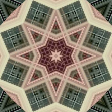 Star seamless pattern. Line pattern.  Kaleidoscopic background Foto stock