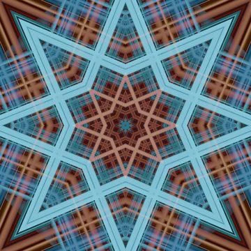 Star seamless pattern. Line pattern.  Kaleidoscopic background 스톡 사진