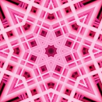 Star seamless pattern. Line pattern.  Kaleidoscopic background Foto stock