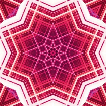 Star seamless pattern. Line pattern.  Kaleidoscopic background Foto stock