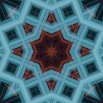 Star seamless pattern. Line pattern.  Kaleidoscopic background Foto stock