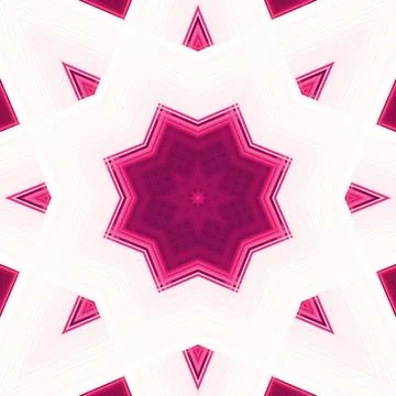 Star seamless pattern. Line pattern.  Kaleidoscopic background 写真素材