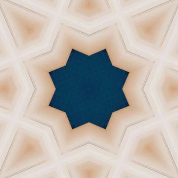 Star seamless pattern. Line pattern.  Kaleidoscopic background Stock Photos