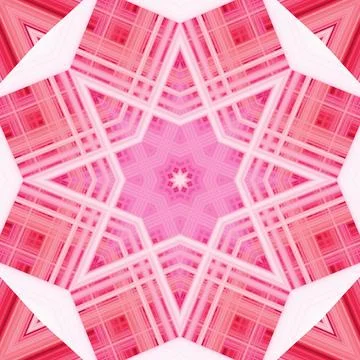 Star seamless pattern. Line pattern.  Kaleidoscopic background Foto stock