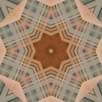 Star seamless pattern. Line pattern.  Kaleidoscopic background Foto stock