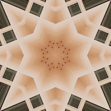 Star seamless pattern. Line pattern.  Kaleidoscopic background Stock Photos