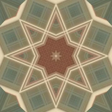 Star seamless pattern. Line pattern.  Kaleidoscopic background Stock Photos