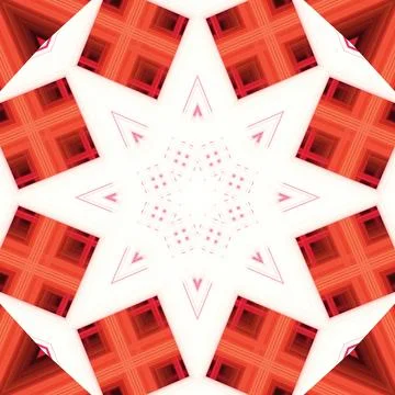 Star seamless pattern. Line pattern.  Kaleidoscopic background 写真素材