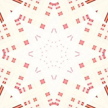 Star seamless pattern. Line pattern.  Kaleidoscopic background Foto stock