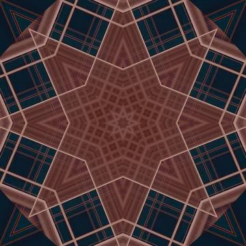 Star seamless pattern. Line pattern.  Kaleidoscopic background 스톡 사진