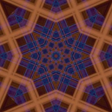 Star seamless pattern. Line pattern.  Kaleidoscopic background Stock Photos