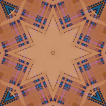 Star seamless pattern. Line pattern.  Kaleidoscopic background Foto stock