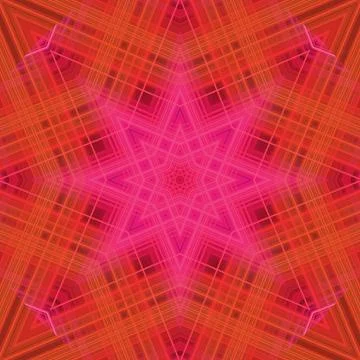 Star seamless pattern. Line pattern.  Kaleidoscopic background Stock Photos