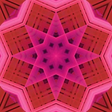 Star seamless pattern. Line pattern.  Kaleidoscopic background Foto stock