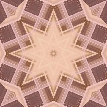 Star seamless pattern. Line pattern.  Kaleidoscopic background 스톡 사진