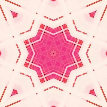 Star seamless pattern. Line pattern.  Kaleidoscopic background Foto stock