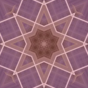 Star seamless pattern. Line pattern.  Kaleidoscopic background Foto stock