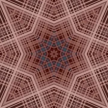Star seamless pattern. Line pattern.  Kaleidoscopic background Stock Photos