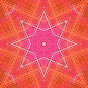 Star seamless pattern. Line pattern.  Kaleidoscopic background Stock Photos