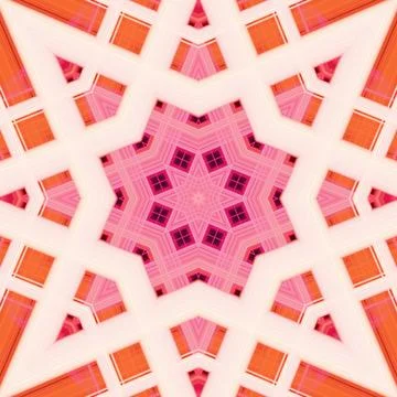 Star seamless pattern. Line pattern.  Kaleidoscopic background 스톡 사진