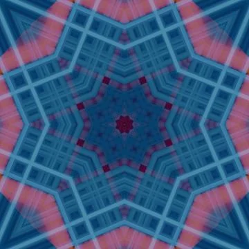 Star seamless pattern. Line pattern.  Kaleidoscopic background Foto stock