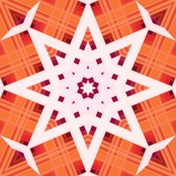 Star seamless pattern. Line pattern.  Kaleidoscopic background 스톡 사진