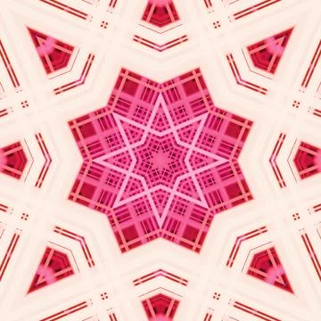 Star seamless pattern. Line pattern.  Kaleidoscopic background 写真素材