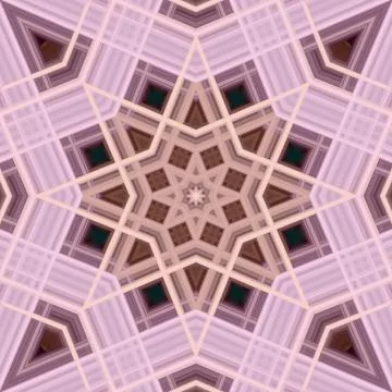 Star seamless pattern. Line pattern.  Kaleidoscopic background 写真素材
