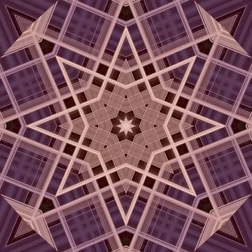 Star seamless pattern. Line pattern.  Kaleidoscopic background Stock Photos