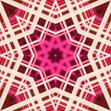 Star seamless pattern. Line pattern.  Kaleidoscopic background Stock Photos