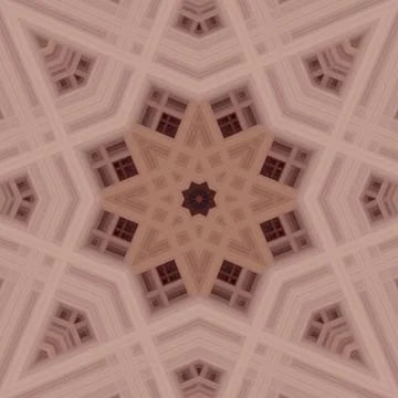 Star seamless pattern. Line pattern.  Kaleidoscopic background Foto stock