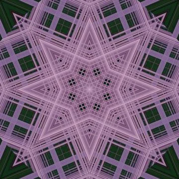 Star seamless pattern. Line pattern.  Kaleidoscopic background Foto stock