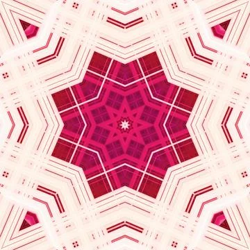 Star seamless pattern. Line pattern.  Kaleidoscopic background Stock Photos