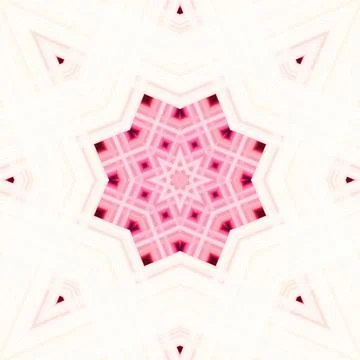 Star seamless pattern. Line pattern.  Kaleidoscopic background 写真素材