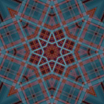 Star seamless pattern. Line pattern.  Kaleidoscopic background Stock Photos