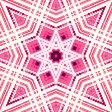 Star seamless pattern. Line pattern.  Kaleidoscopic background 写真素材