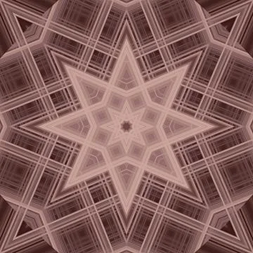 Star seamless pattern. Line pattern.  Kaleidoscopic background 写真素材