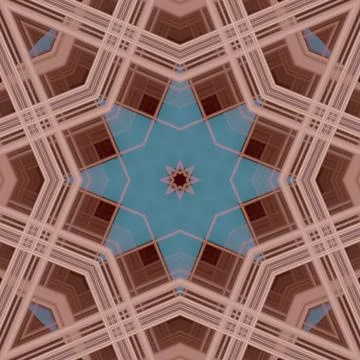 Star seamless pattern. Line pattern.  Kaleidoscopic background 스톡 사진