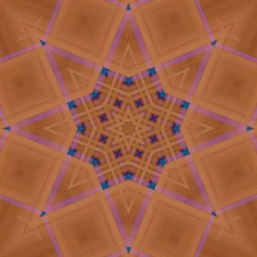 Star seamless pattern. Line pattern.  Kaleidoscopic background Foto stock