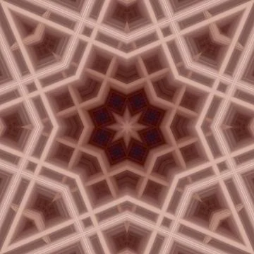 Star seamless pattern. Line pattern.  Kaleidoscopic background Foto stock