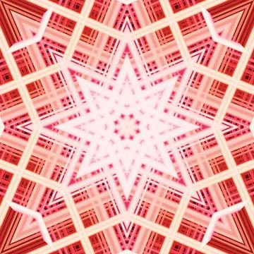 Star seamless pattern. Line pattern.  Kaleidoscopic background Foto stock