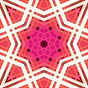 Star seamless pattern. Line pattern.  Kaleidoscopic background Stock Photos