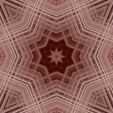 Star seamless pattern. Line pattern.  Kaleidoscopic background Stock Photos
