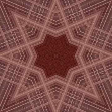 Star seamless pattern. Line pattern.  Kaleidoscopic background 写真素材