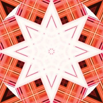 Star seamless pattern. Line pattern.  Kaleidoscopic background Foto stock