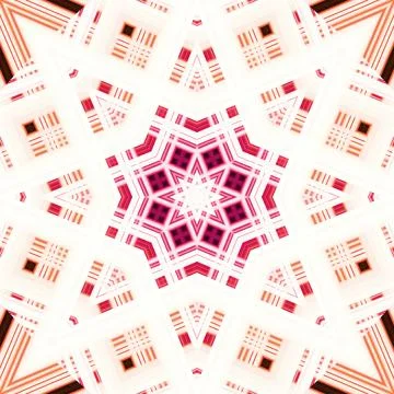 Star seamless pattern. Line pattern.  Kaleidoscopic background Foto stock