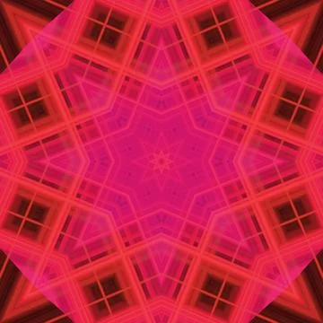 Star seamless pattern. Line pattern.  Kaleidoscopic background Foto stock