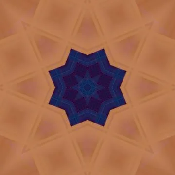Star seamless pattern. Line pattern.  Kaleidoscopic background Foto stock