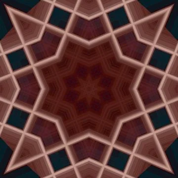 Star seamless pattern. Line pattern.  Kaleidoscopic background 스톡 사진